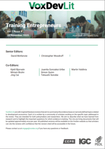 Training Entrepreneurs