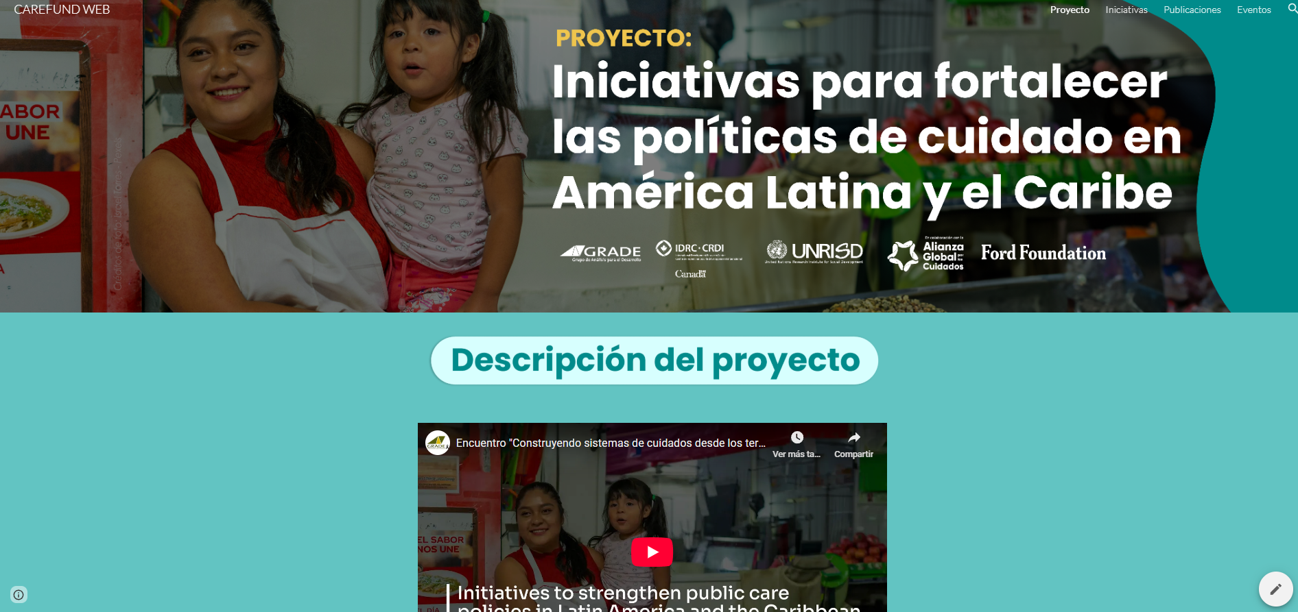 Sistemas de cuidado integrales y empleos justos en América Latina y el ...