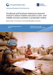 Vocational and business training to improve women’s labour market outcomes in low- and middle-income countries: a systematic review