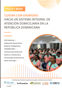 Cuidar con Dignidad: Hacia un Sistema Integral de Atención Domiciliaria para Personas Mayores en la República Dominicana